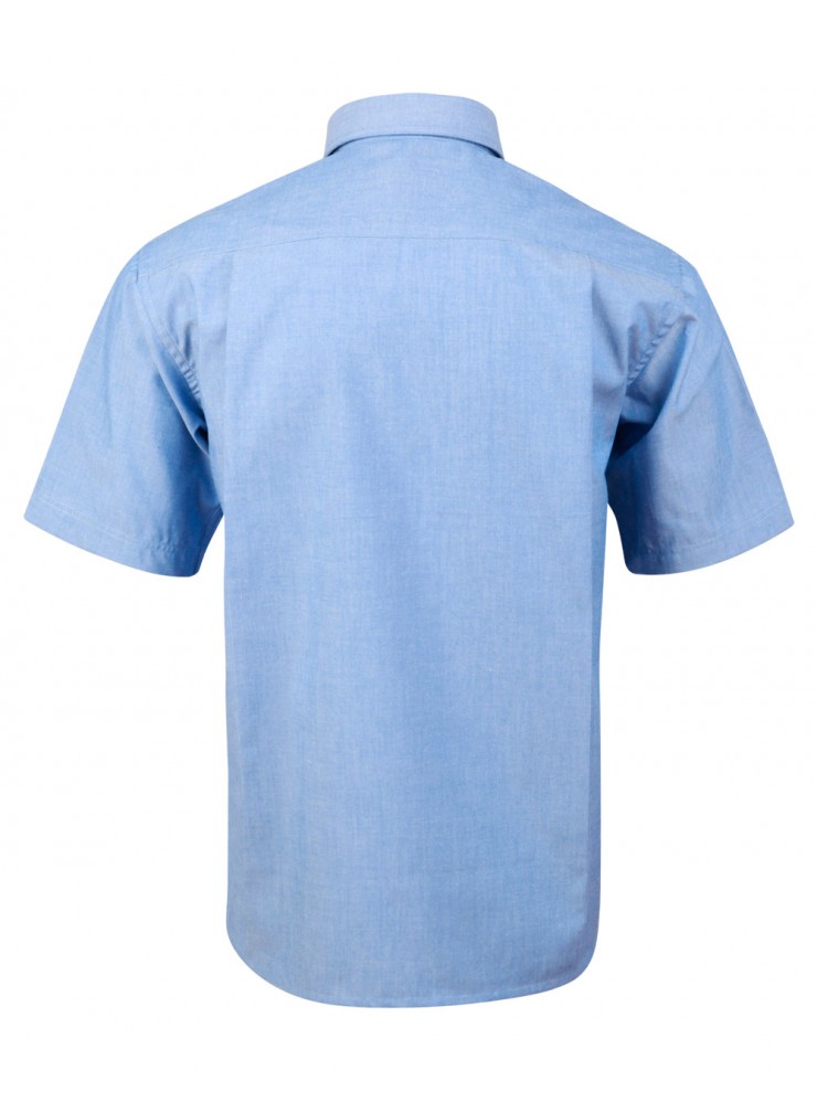 BS03S Men's Chambray Short Sleeve