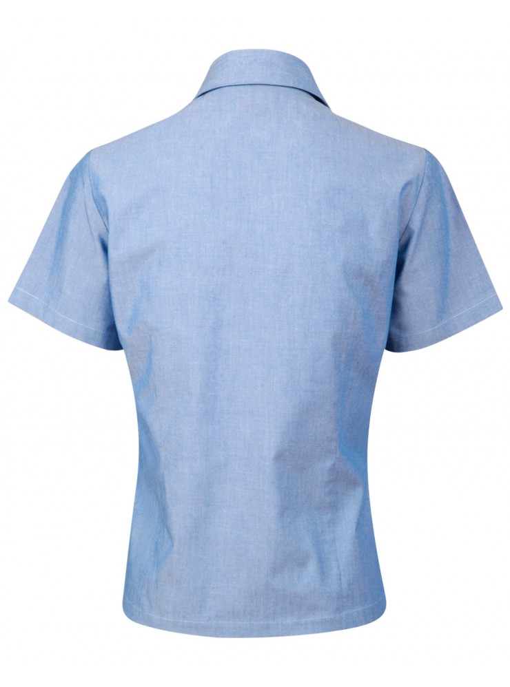 BS05 Ladies Chambray Short Sleeve