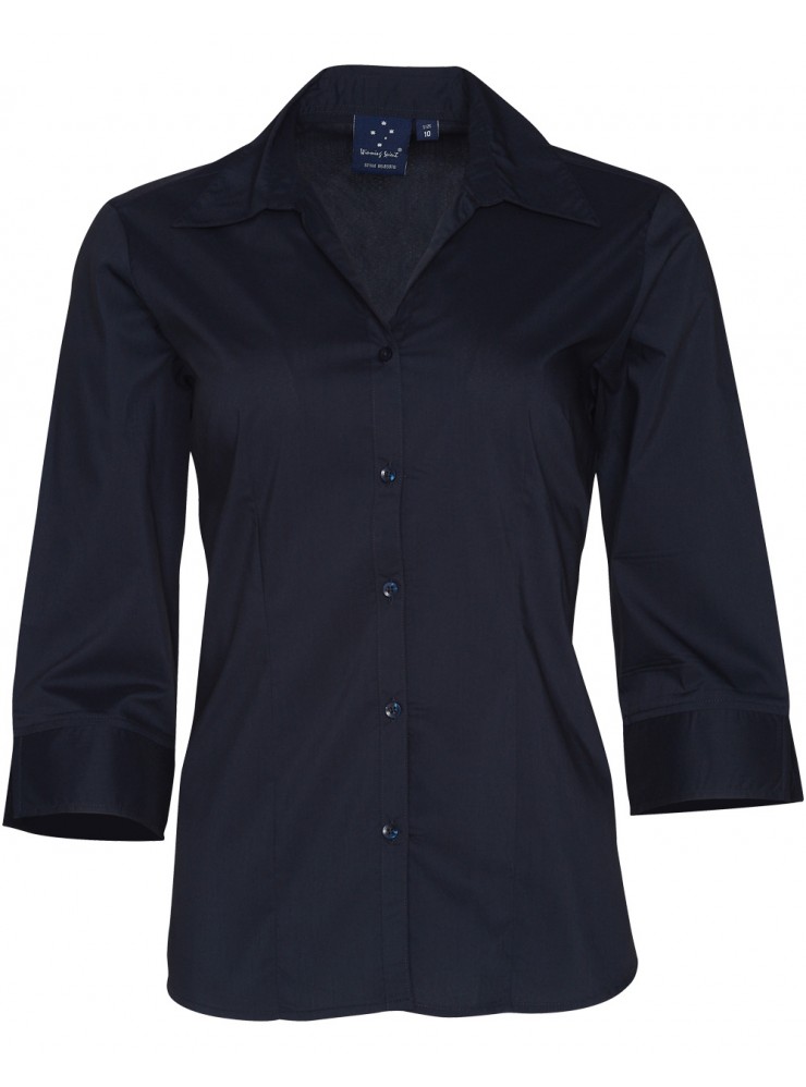 BS07Q Women's Teflon Executive 3/4 Sleeve Shirt