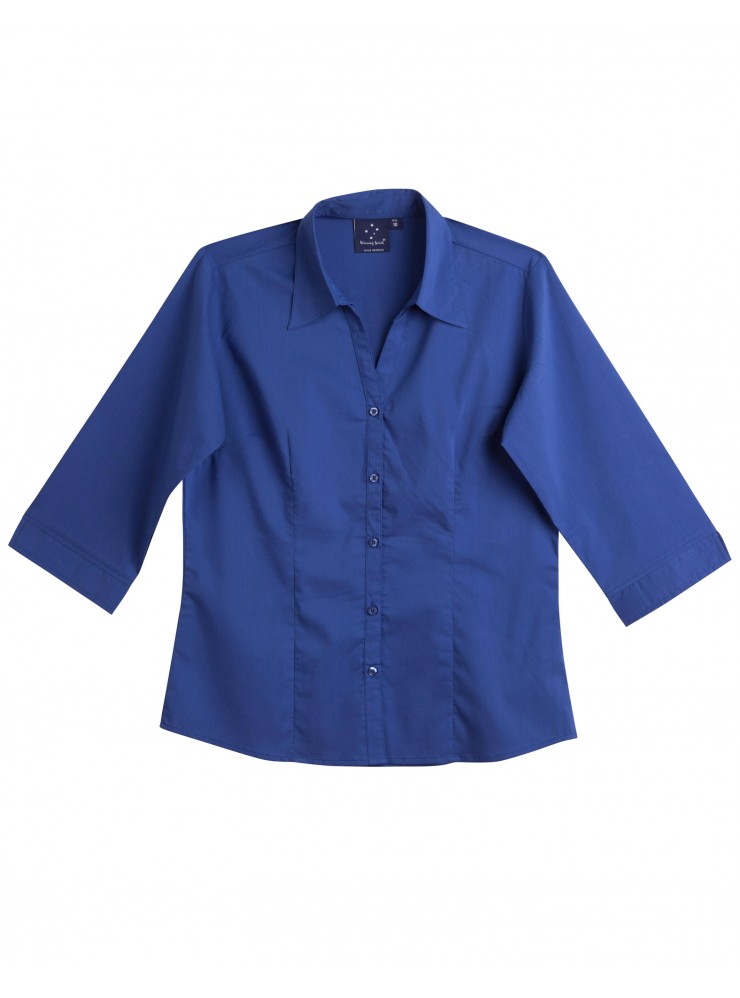 BS07Q Women's Teflon Executive 3/4 Sleeve Shirt