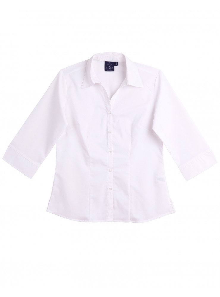 BS07Q Women's Teflon Executive 3/4 Sleeve Shirt