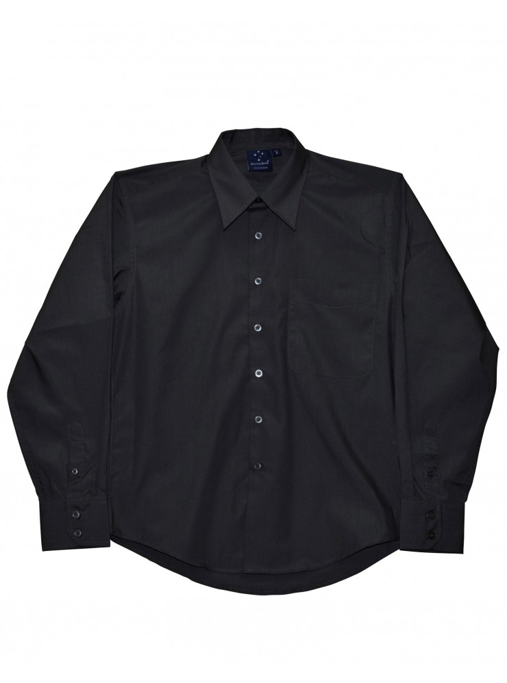 BS08L Men's Teflon Executive Long Sleeve Shirt