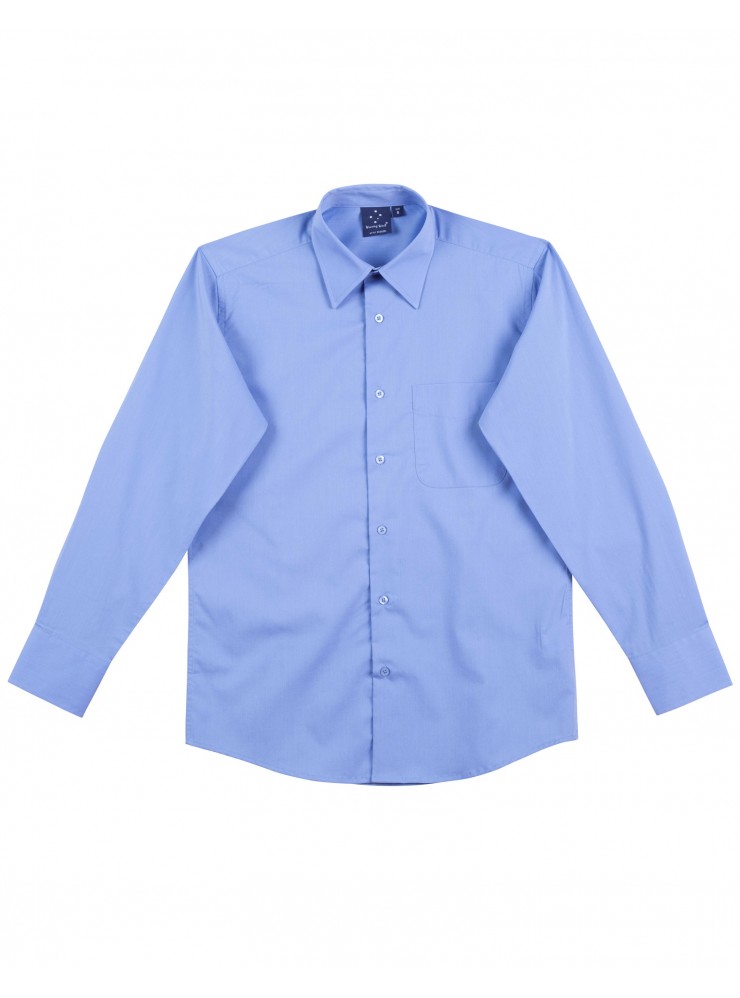 BS08L Men's Teflon Executive Long Sleeve Shirt