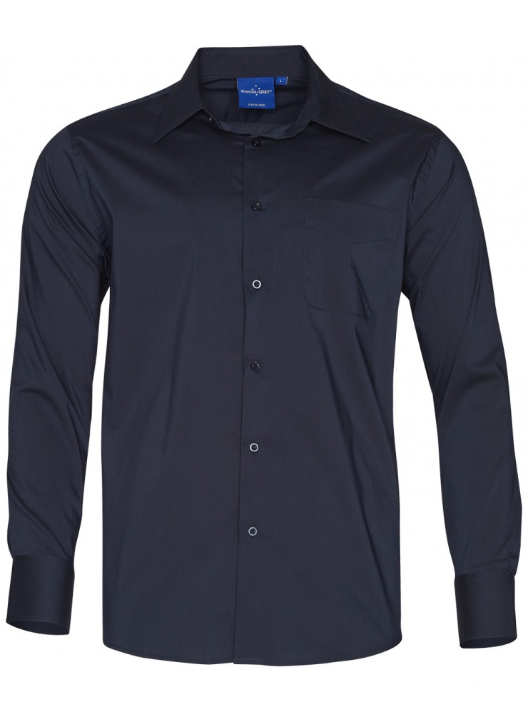 BS08L Men's Teflon Executive Long Sleeve Shirt