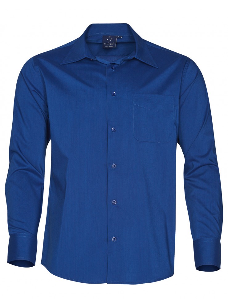 BS08L Men's Teflon Executive Long Sleeve Shirt