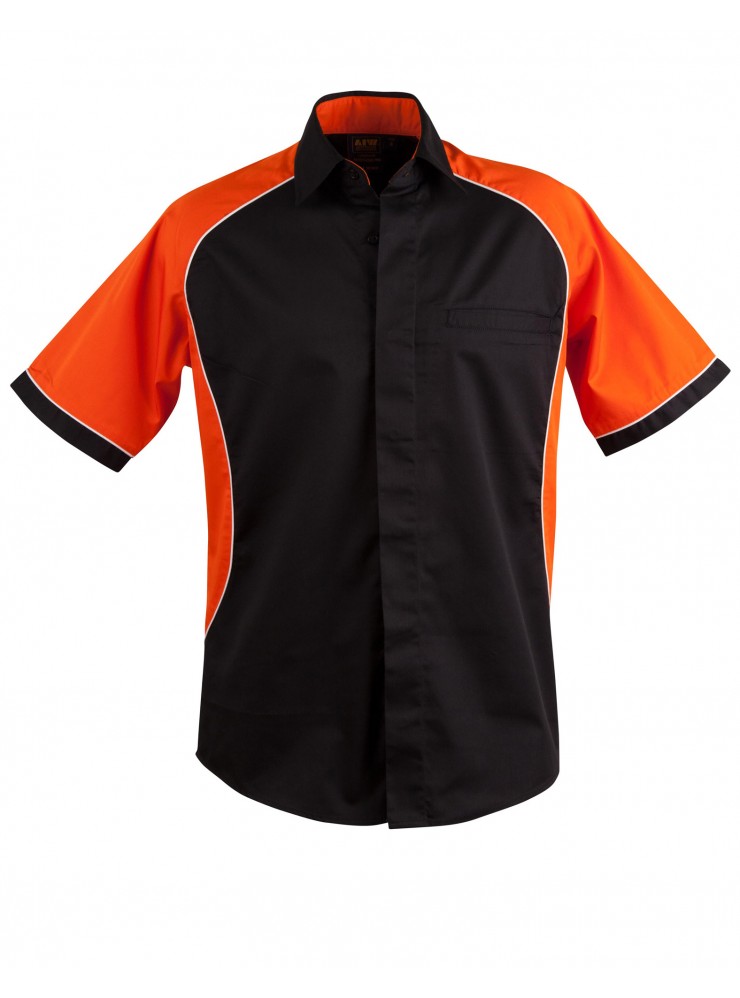 BS15 Men's Arena Tri-colour Contrast Shirt