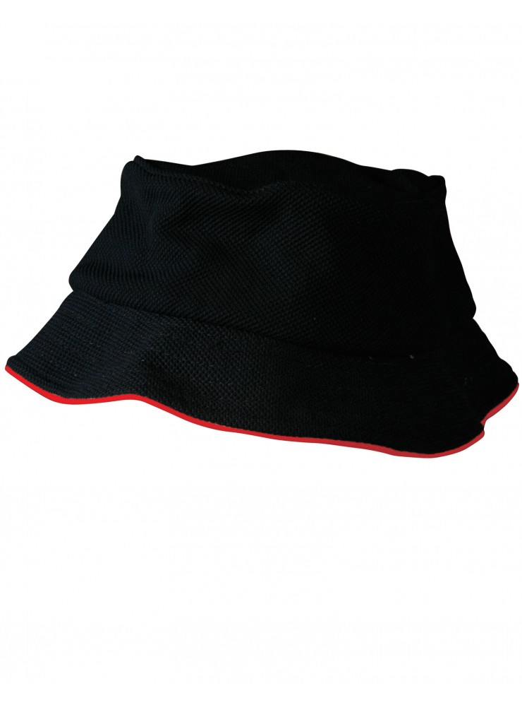 CH71 Pique Mesh With Sandwich Bucket Hat