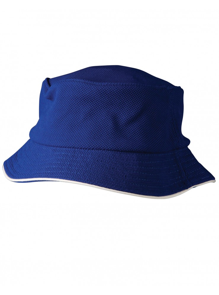 CH71 Pique Mesh With Sandwich Bucket Hat