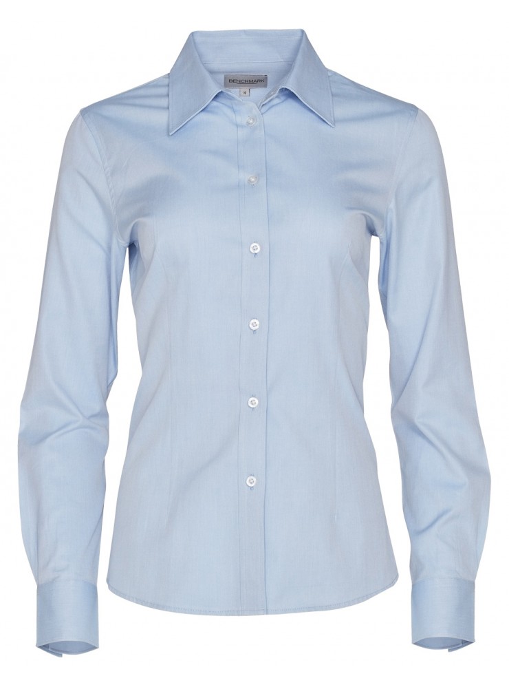 M8005L, Women's Pinpoint Oxford Long Sleeve Shirt