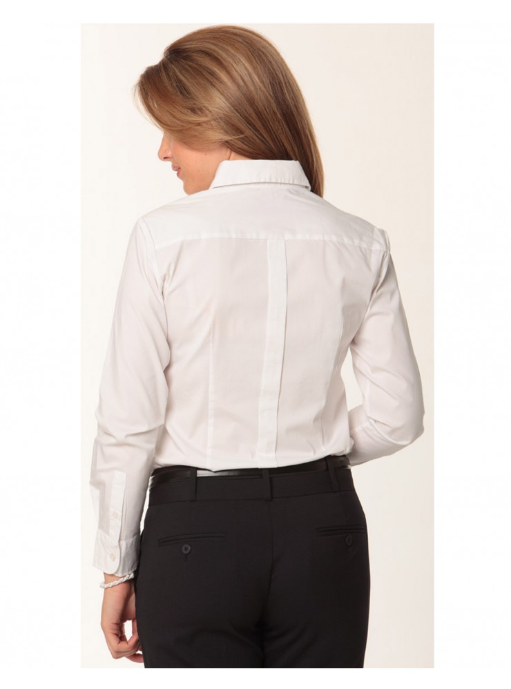 M8192 Women's Stretch Tuck Front Long Sleeve Shirt