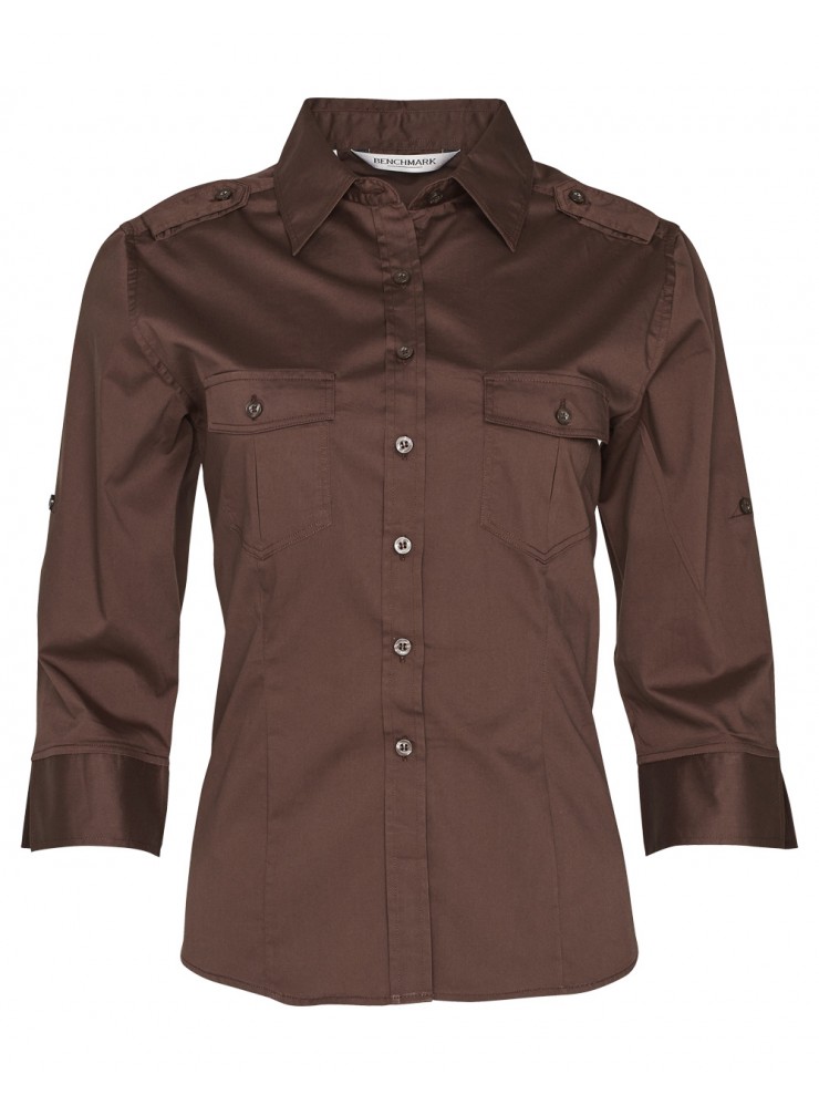 M8913 Women's 3/4 Sleeve Military Shirt