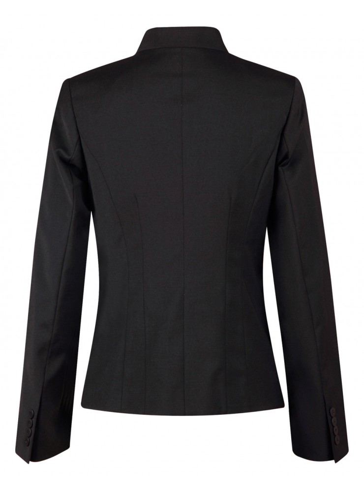 M9202 Ladies' Wool Blend Stretch Reverse Lapel Jacket