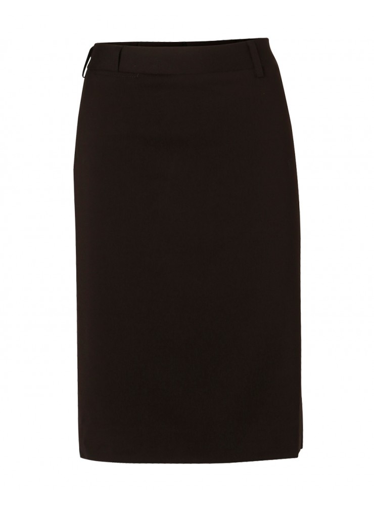 M9471 Women's Poly/Viscose Stretch Mid Length Lined Pencil Skirt