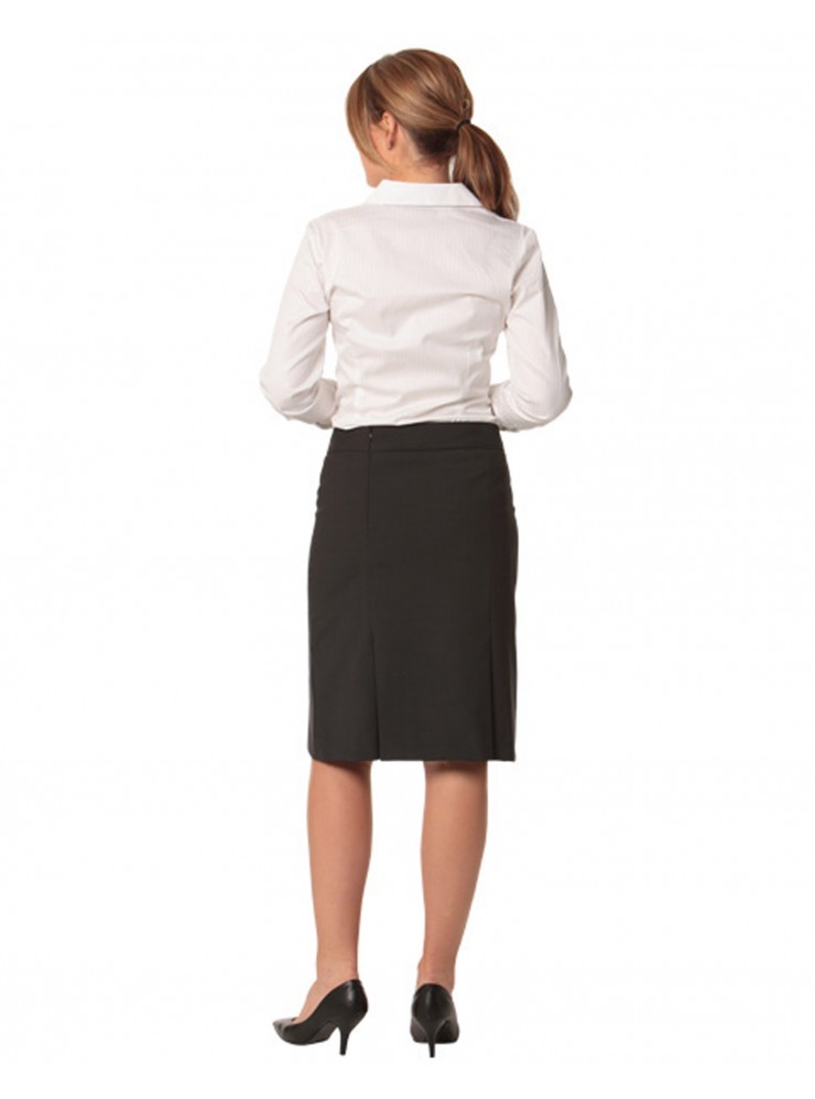 M9471 Women's Poly/Viscose Stretch Mid Length Lined Pencil Skirt