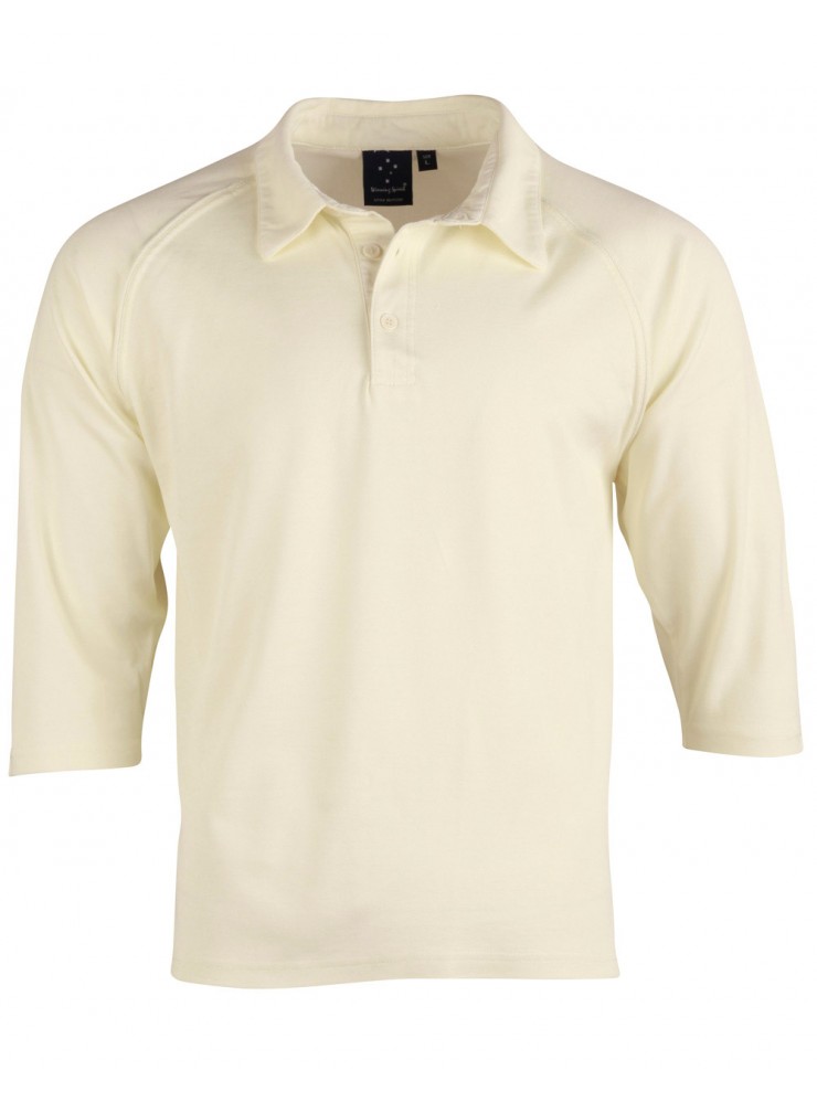 PS29Q CRICKET POLO 3/4 Sleeve Men's