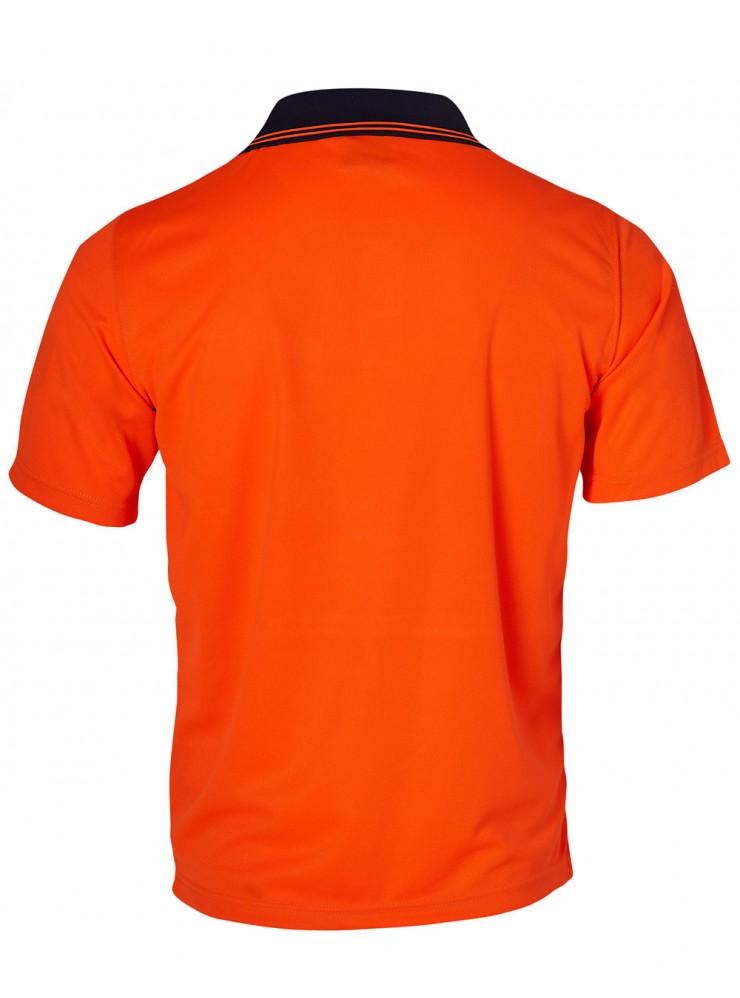 SW01CD High Visibility CoolDry Short Sleeve Polo