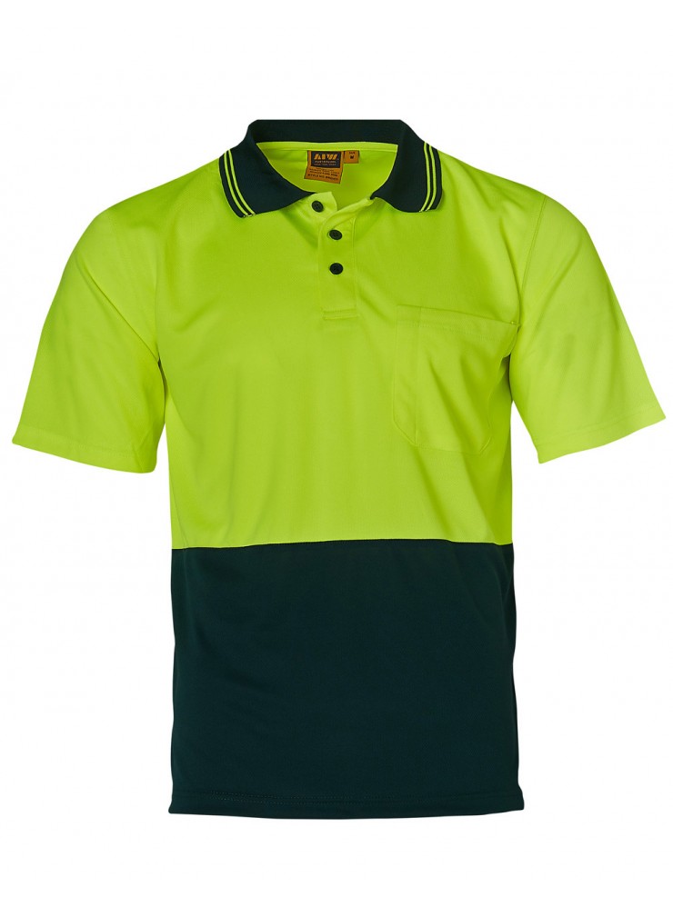 SW01CD High Visibility CoolDry Short Sleeve Polo