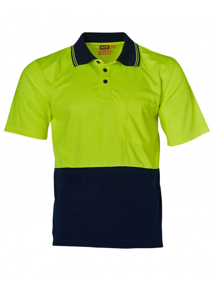 SW01CD High Visibility CoolDry Short Sleeve Polo