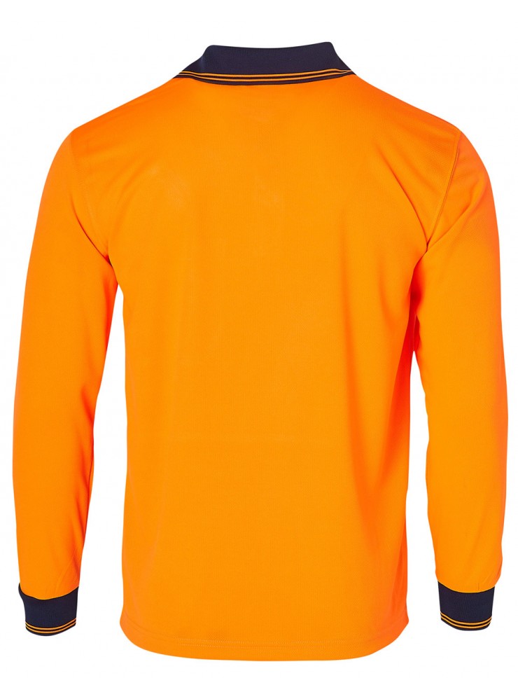 SW05TD High Visibility Long Sleeve Polo