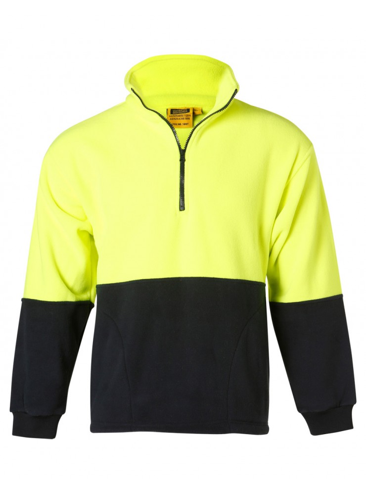 SW07 HI-VIS 2 TONE POLAR FLEECE