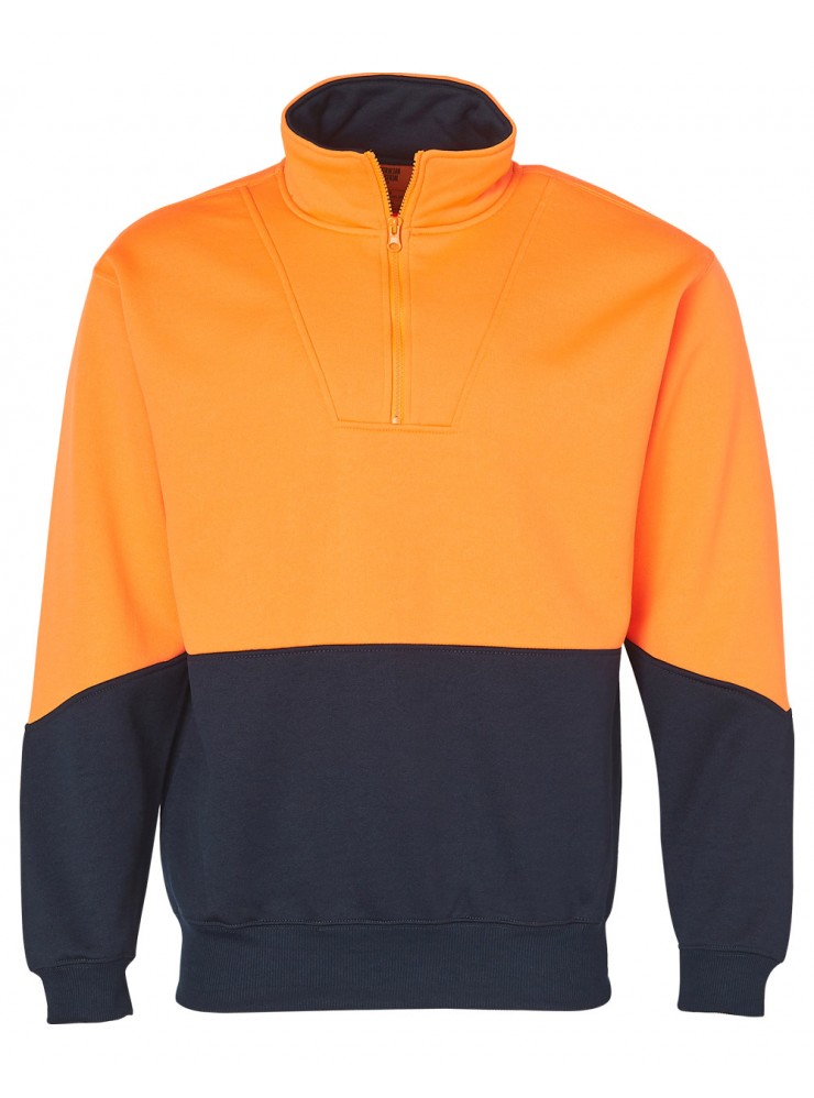 SW13A HI-VIS LONG SLEEVE FLEECE SWEAT