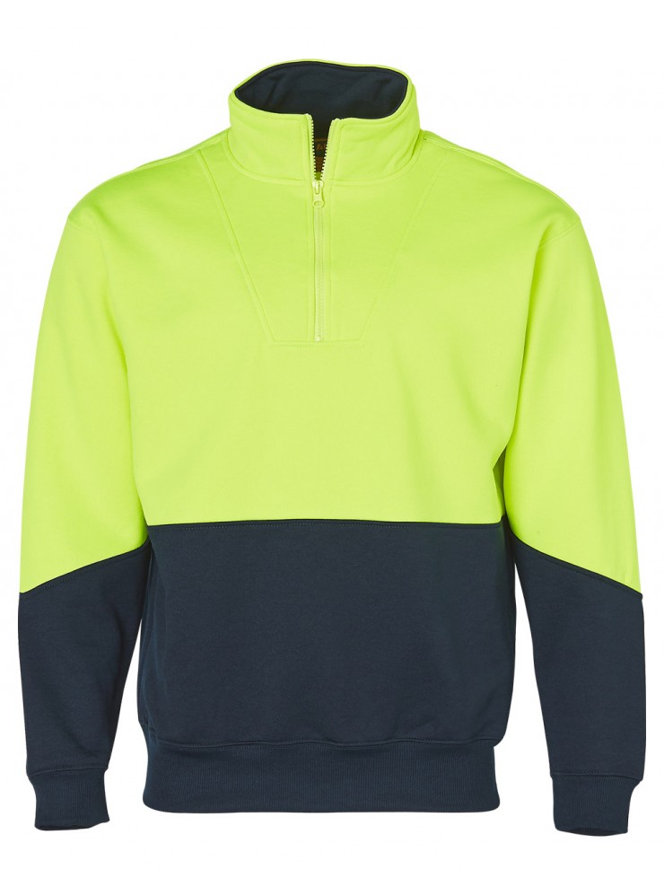 SW13A HI-VIS LONG SLEEVE FLEECE SWEAT