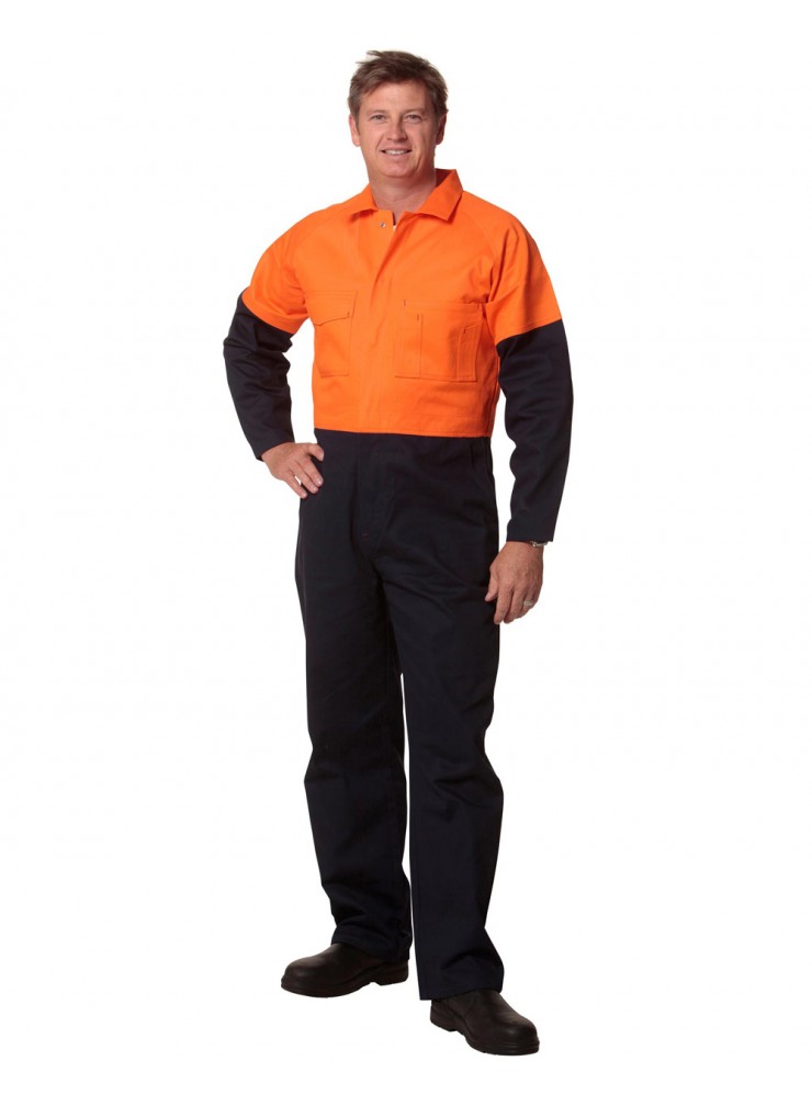 SW204 MEN'S TWO TONE COVERALL Regular Size