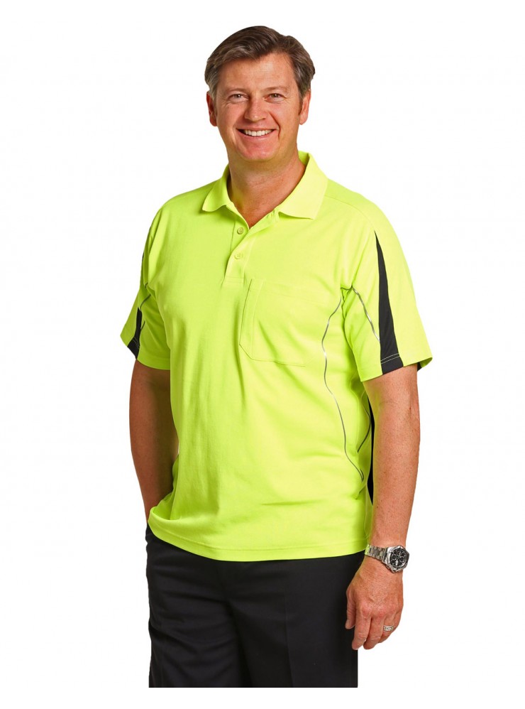 SW25A HI-VIS LEGEND SHORT SLEEVE POLO Mens'