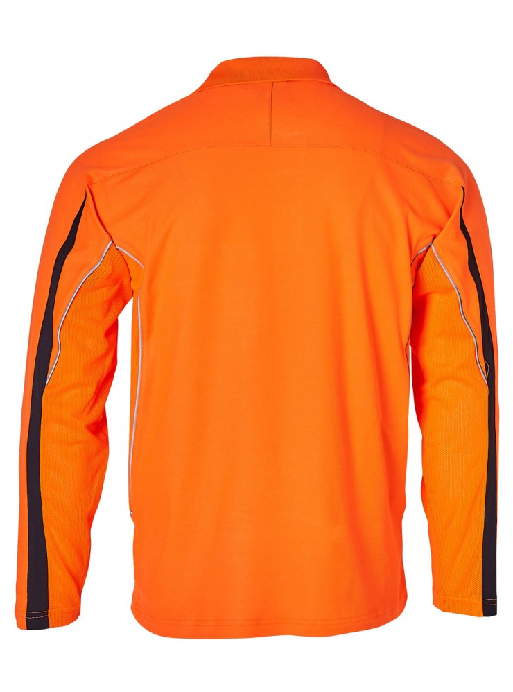 SW33A HI-VIS LEGEND LONG SLEEVE POLO Men's