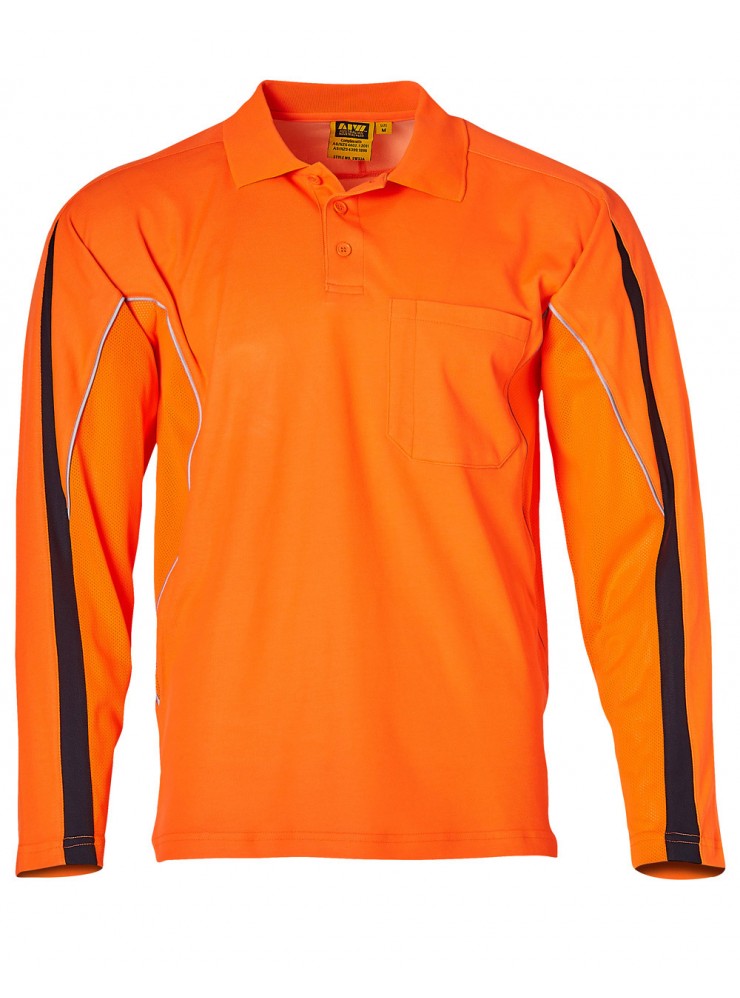 SW33A HI-VIS LEGEND LONG SLEEVE POLO Men's