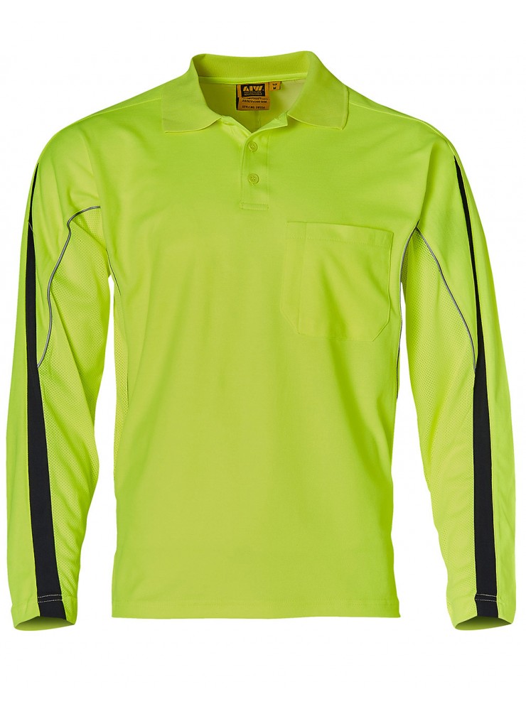 SW33A HI-VIS LEGEND LONG SLEEVE POLO Men's