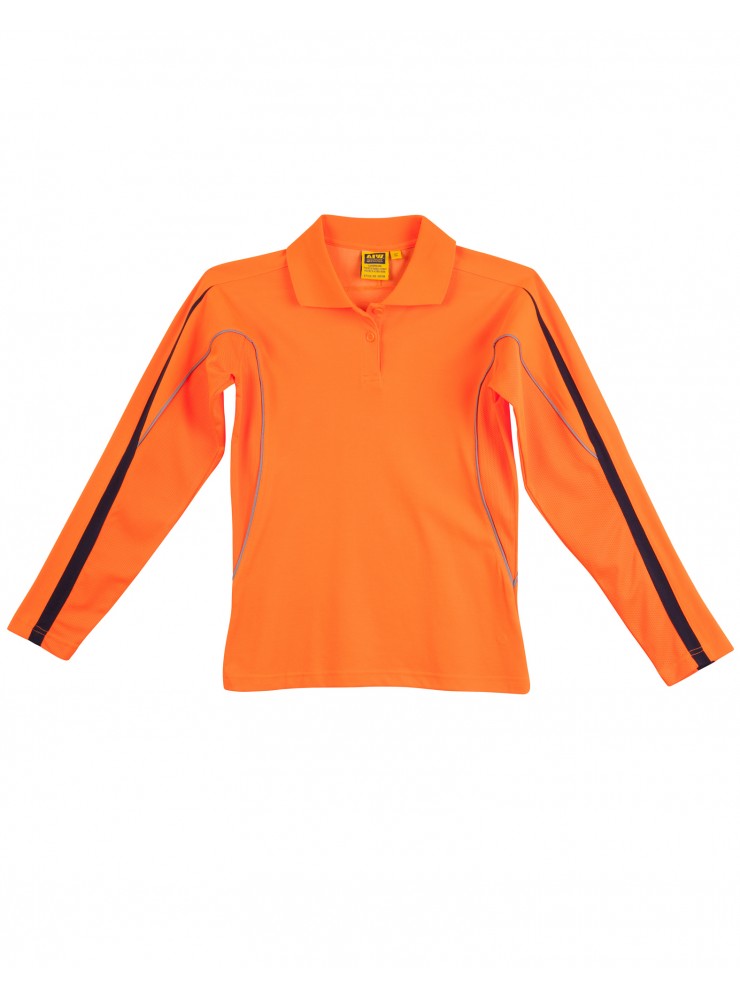 SW34A HI-VIS LEGEND LONG SLEEVE POLO Ladies'