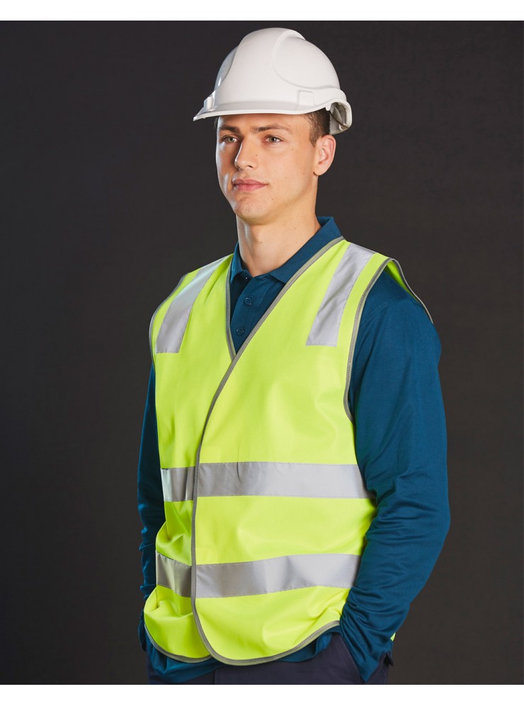 SW43 safety vest with shoulder tapes