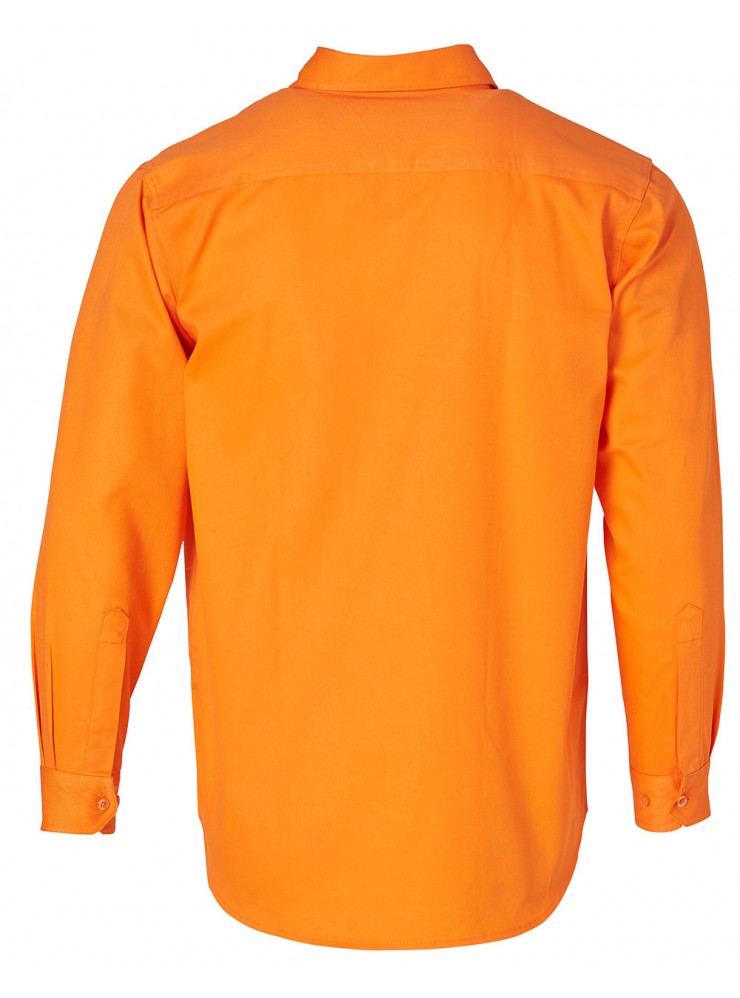 SW51 MEN'S HI-VIS L/S DRILL SHIRT