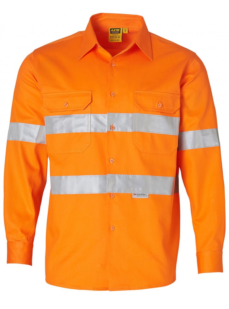 SW52 COTTON DRILL SAFETY SHIRT - Unisex