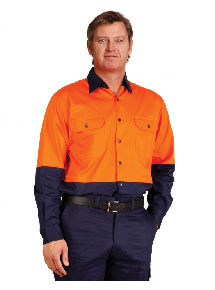 SW58 LONG SLEEVE SAFETY SHIRT