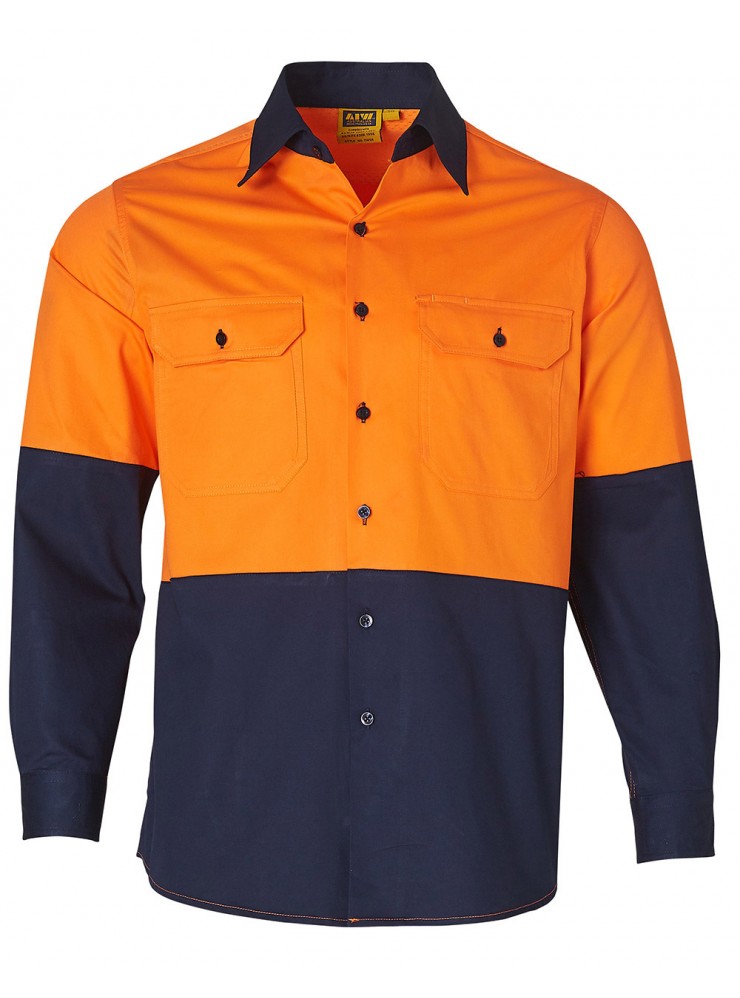 SW58 LONG SLEEVE SAFETY SHIRT