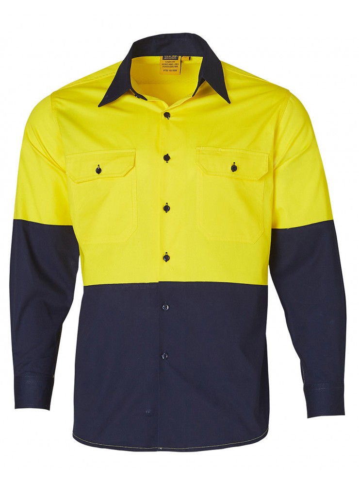 SW58 LONG SLEEVE SAFETY SHIRT