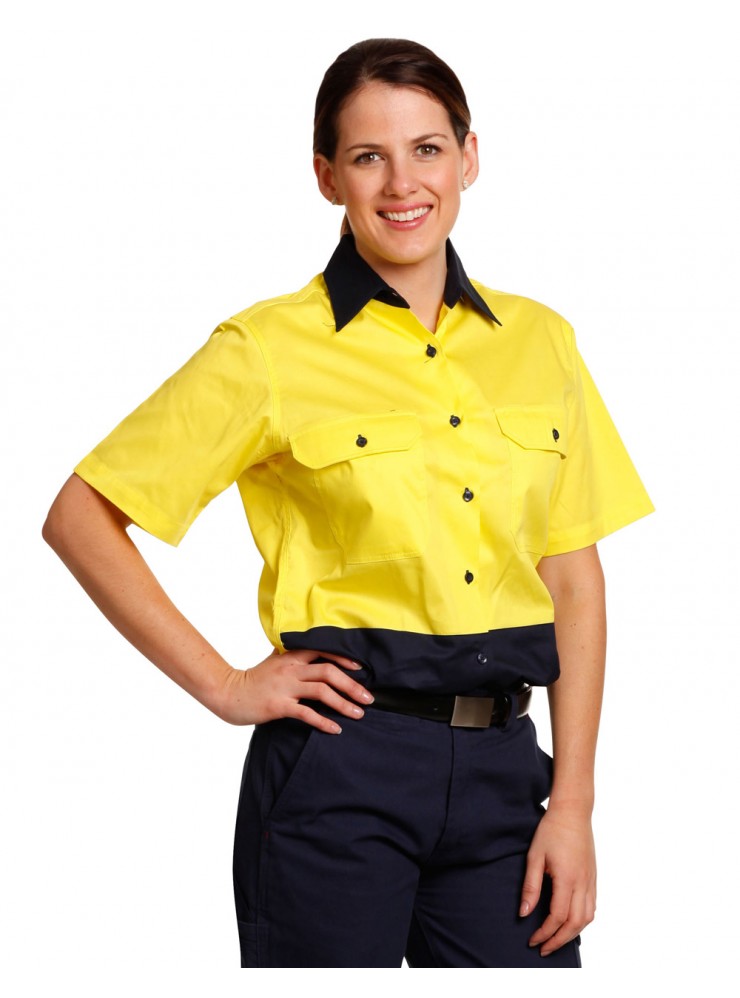 SW63 WOMEN'S SHORT SLEEVE SAFETY SHIRT