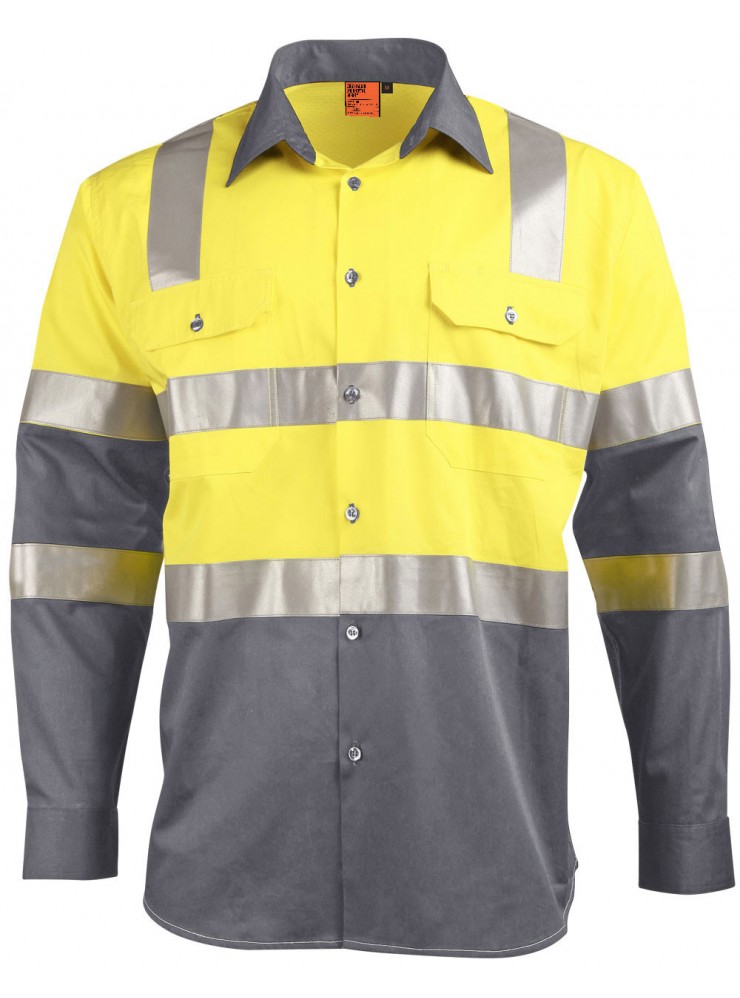 SW70 biomotion day/night light weight safety shirt with x back tape configuration