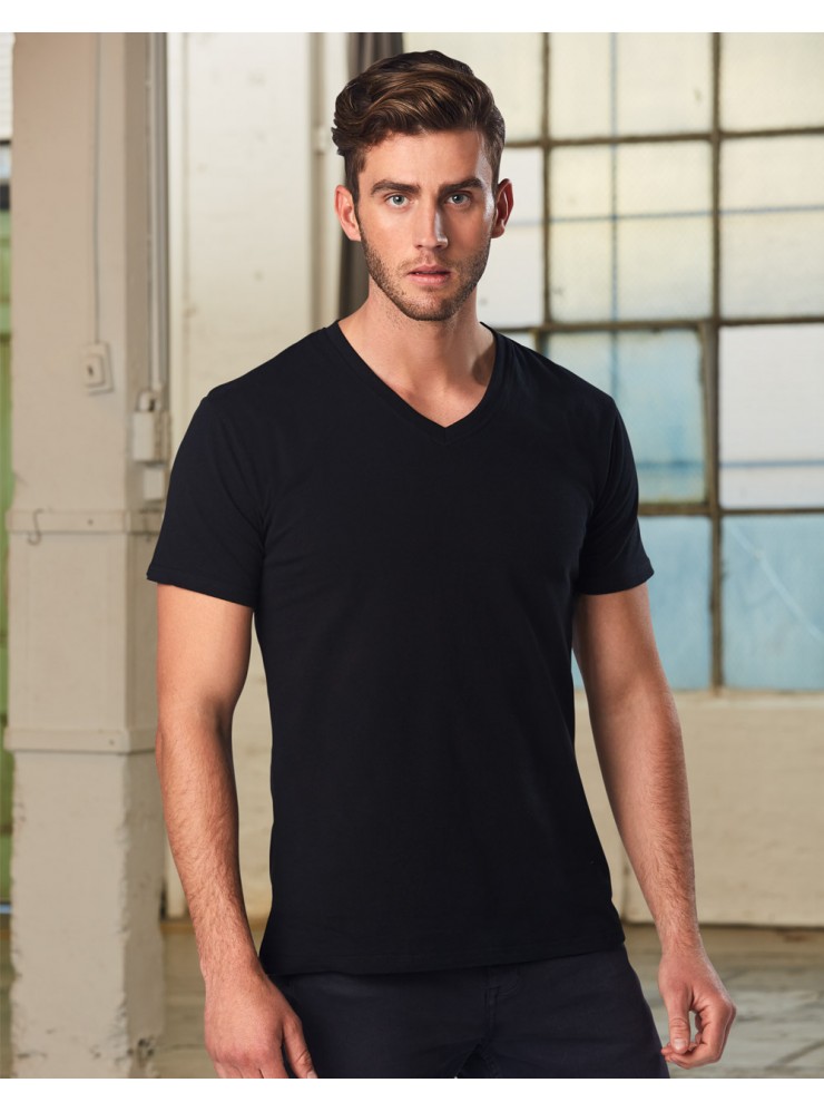 TS07A MEN'S V-NECK TEE