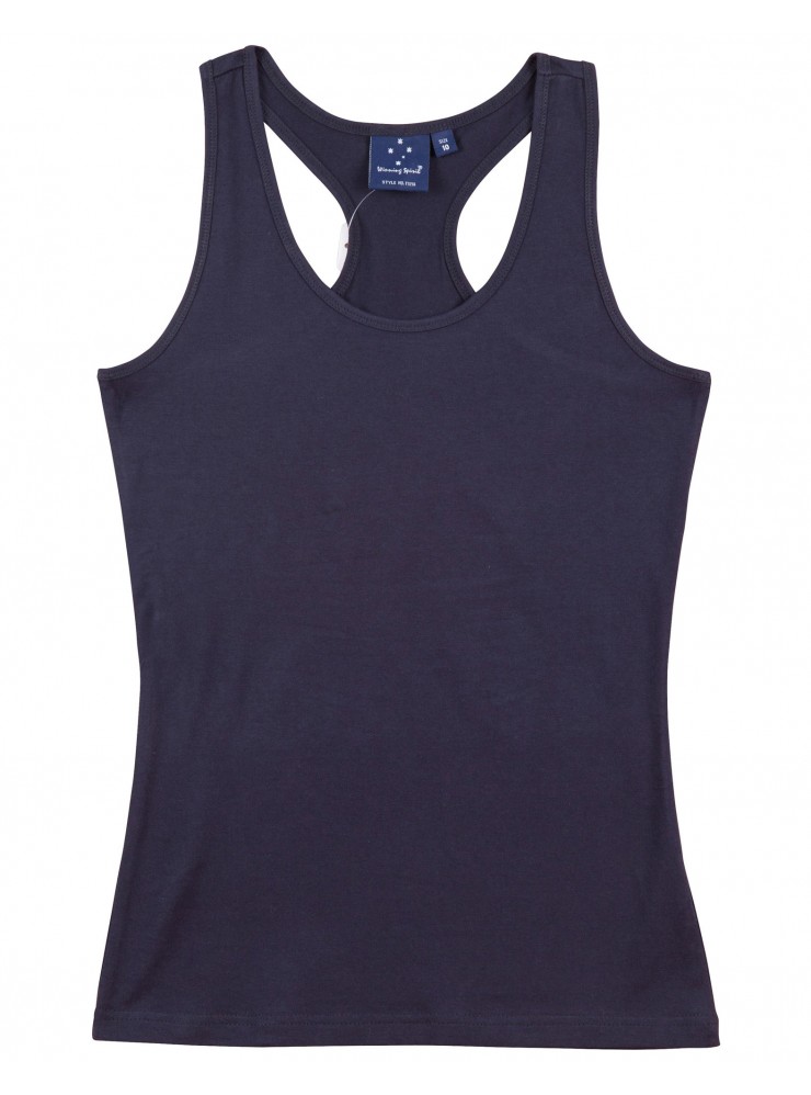 TS21A STRETCH RACEBACK SINGLET Ladies'