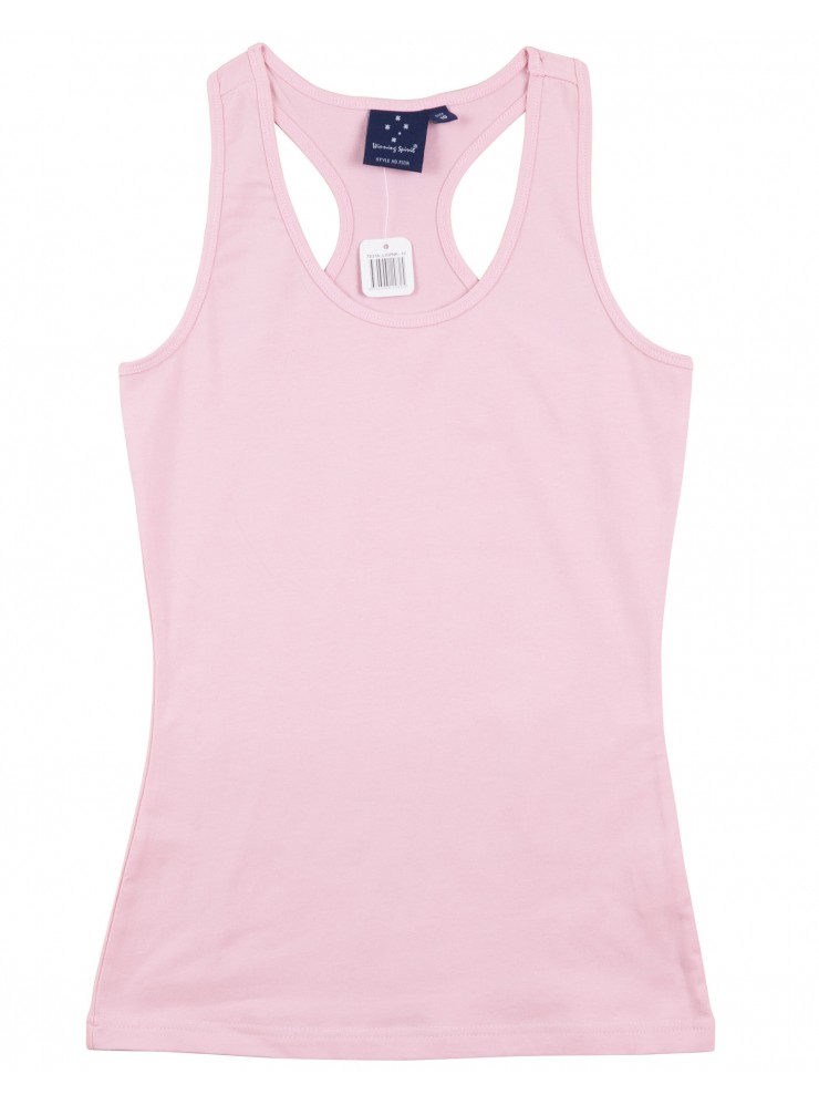 TS21A STRETCH RACEBACK SINGLET Ladies'