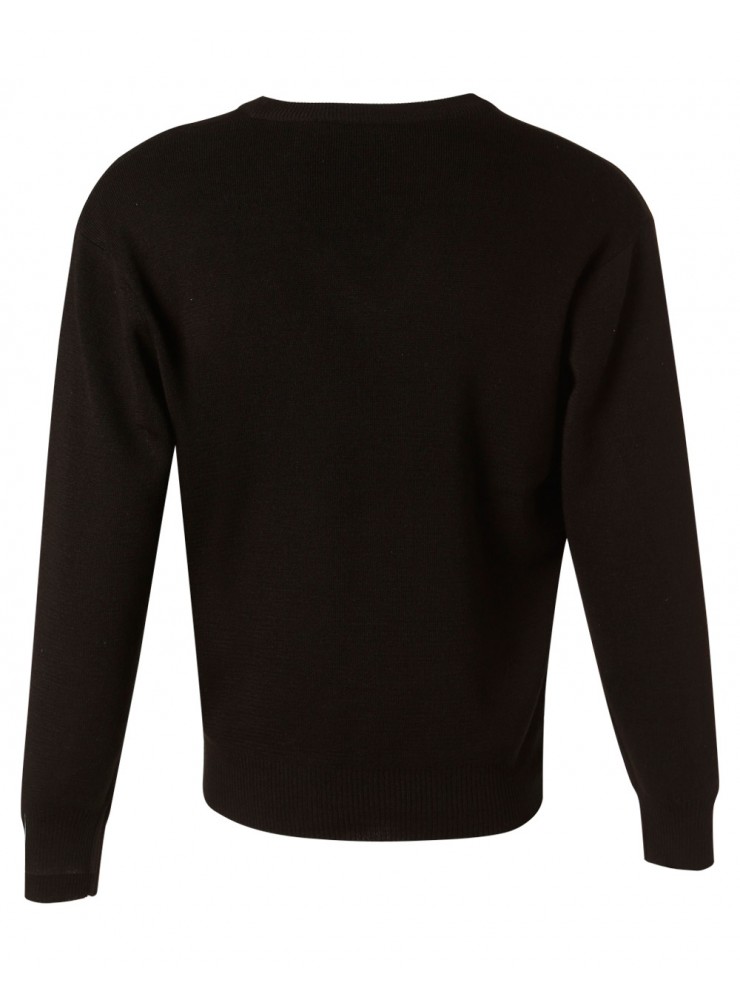 WJ01 V Neck Wool/Acrylic Knit Jumper